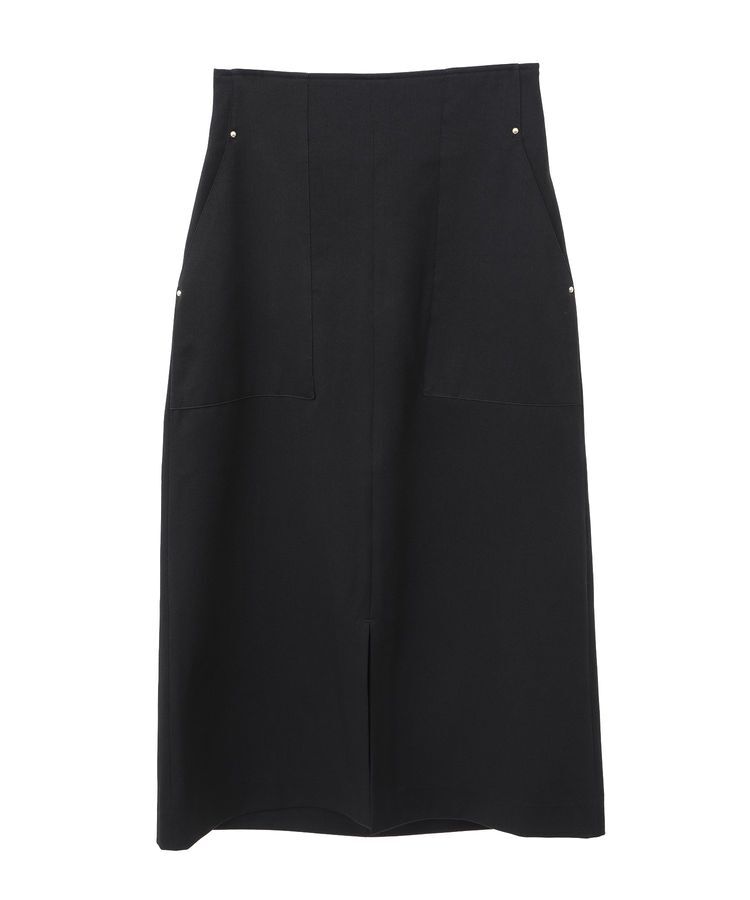 YECCA VECCA「ハイウエストナロースカート」|タイト|