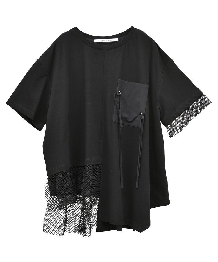 Editt by YECCA VECCA「<<追加>>ポケットアシメデザインTee②」|Tシャツ・カットソー|