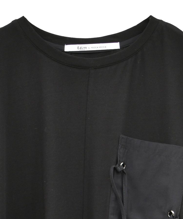 Editt by YECCA VECCA「<<追加>>ポケットアシメデザインTee②」|Tシャツ・カットソー|