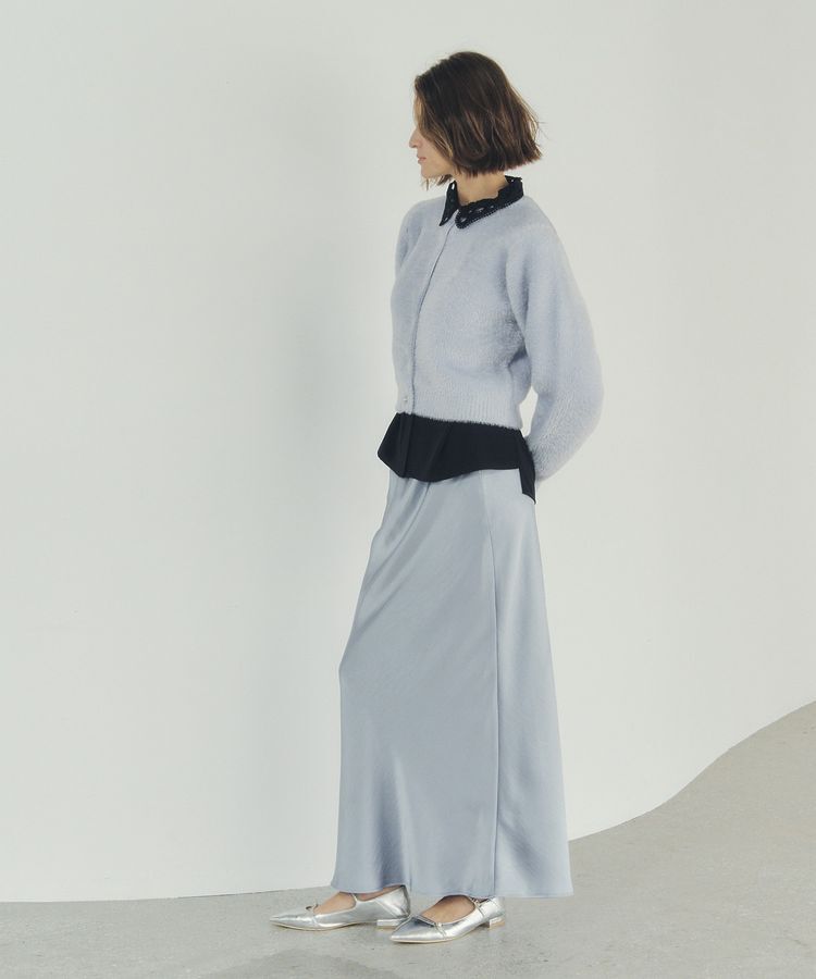 YECCA VECCA「金釦ジャケットライクニットカーディガン」|カーディガン|