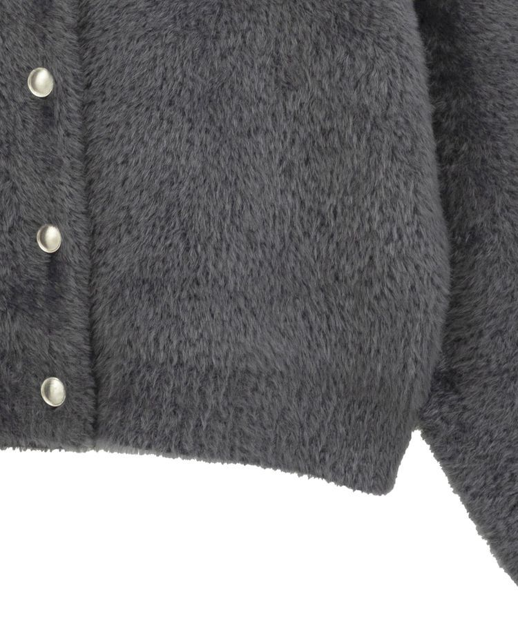YECCA VECCA「金釦ジャケットライクニットカーディガン」|カーディガン|