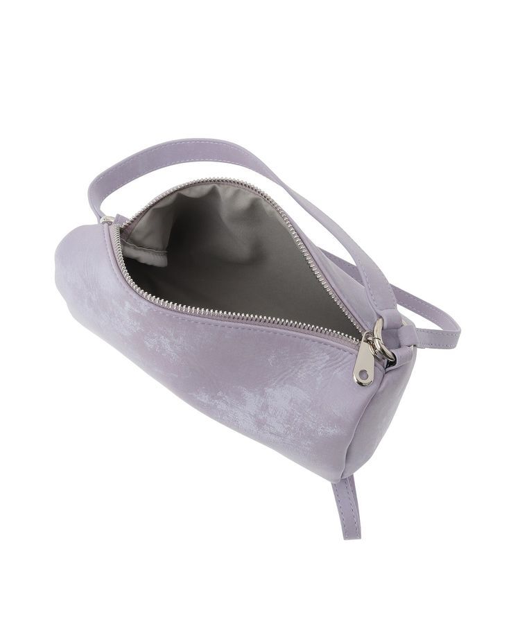 YECCA VECCA「【cache cache】シルクサテンPU筒型ショルダー」|ショルダー・メッセンジャー|