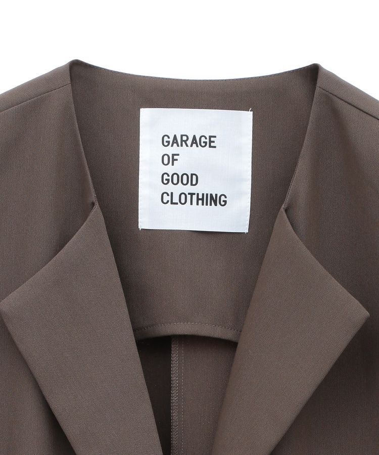 GARAGE OF GOOD CLOTHING「ミディ丈テーラードベスト（ジレ)」|ベスト・ジレ|