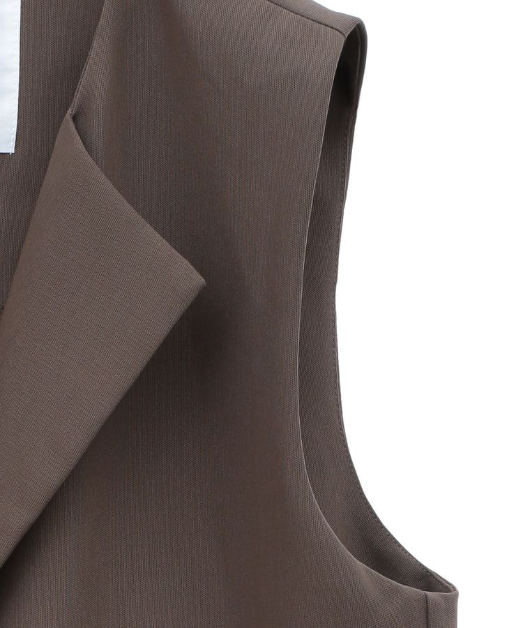 GARAGE OF GOOD CLOTHING「ミディ丈テーラードベスト（ジレ)」|ベスト・ジレ|