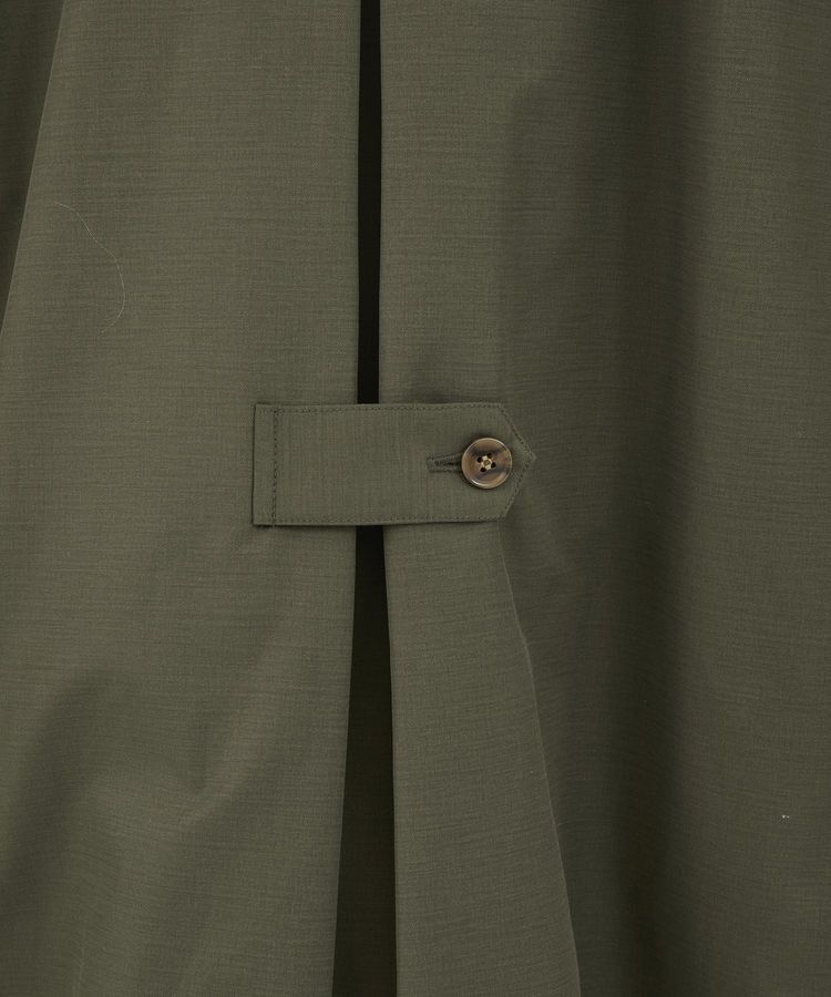 GARAGE OF GOOD CLOTHING「エコレザーカラーバルコート」|ステンカラーコート|