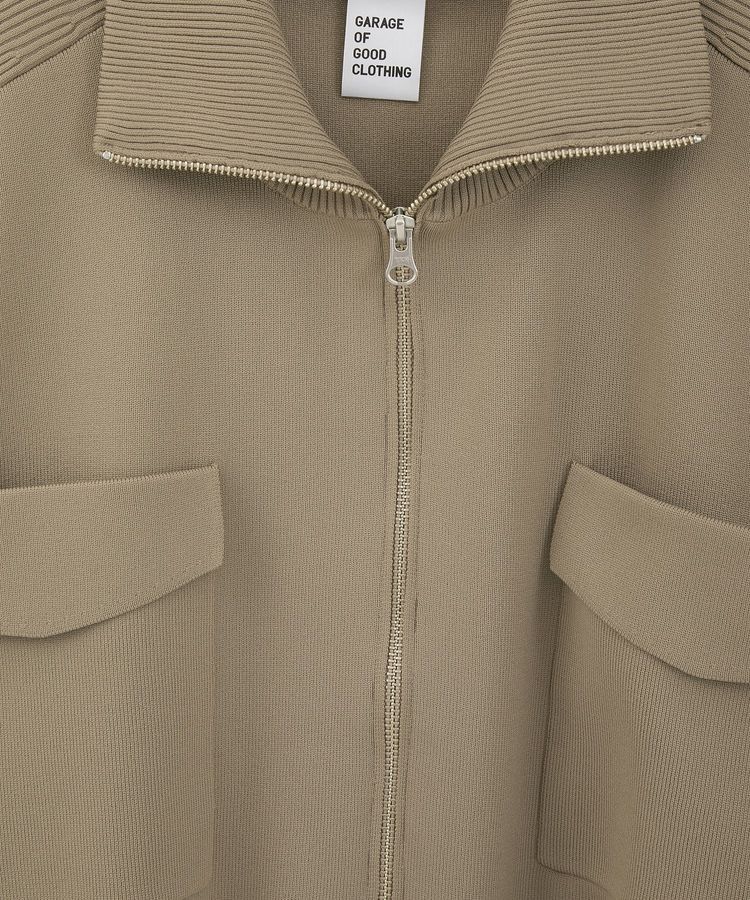 GARAGE OF GOOD CLOTHING「総針ニットWzipブルゾン」|ブルゾン・スタジャン|