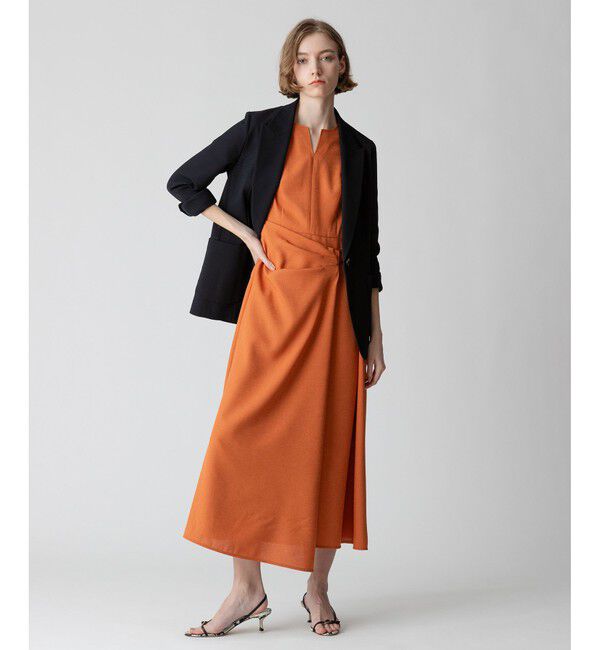 allureville「リネンライクオックスラップワンピース」|ワンピース|