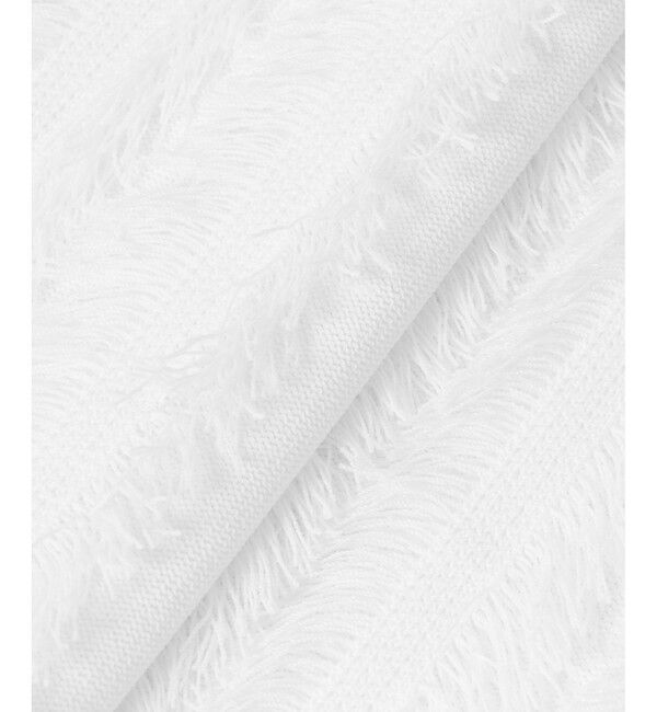 allureville「フリンジフレンチスリーブプルオーバー」|ニット・セーター|