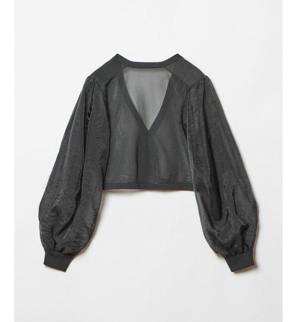 allureville「シアースリーブカーディガン」|カーディガン|