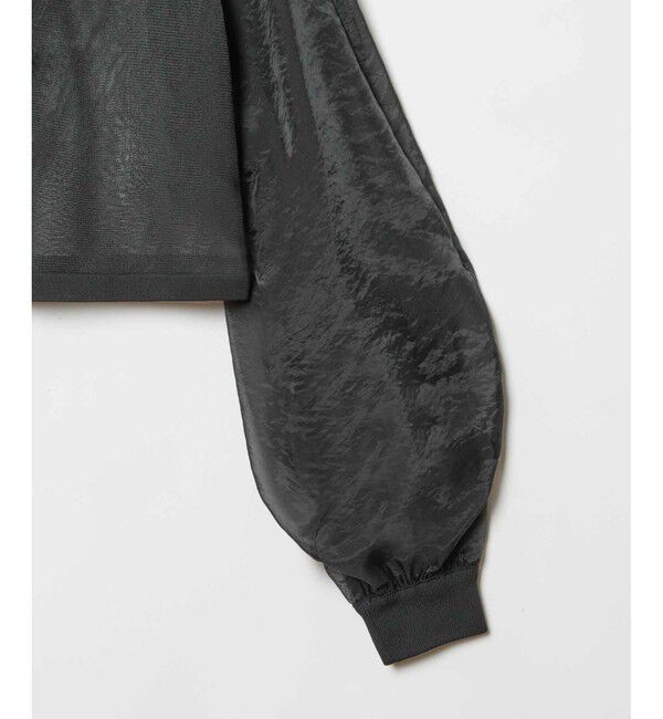 allureville「シアースリーブカーディガン」|カーディガン|