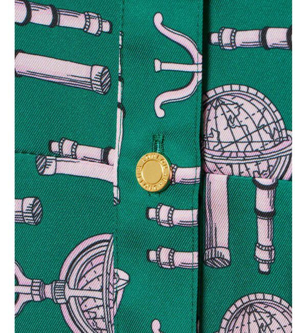 LOULOU WILLOUGHBY「【LOULOU WILLOUGHBY】グローブプリント ワンピース」|ワンピース|