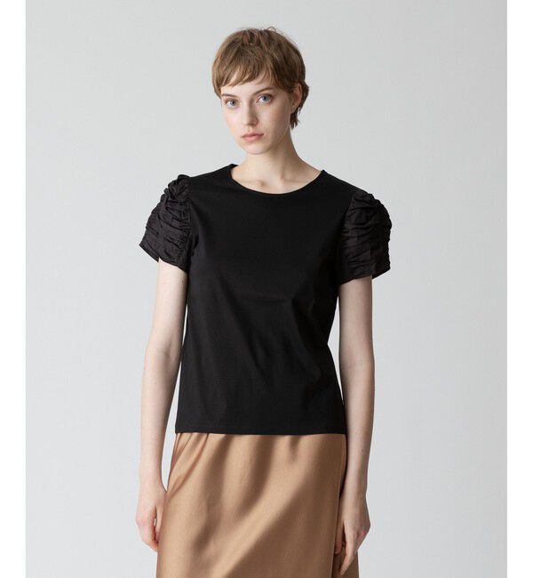 allureville「ギャザーディティールプルオーバー」|その他|ブラック