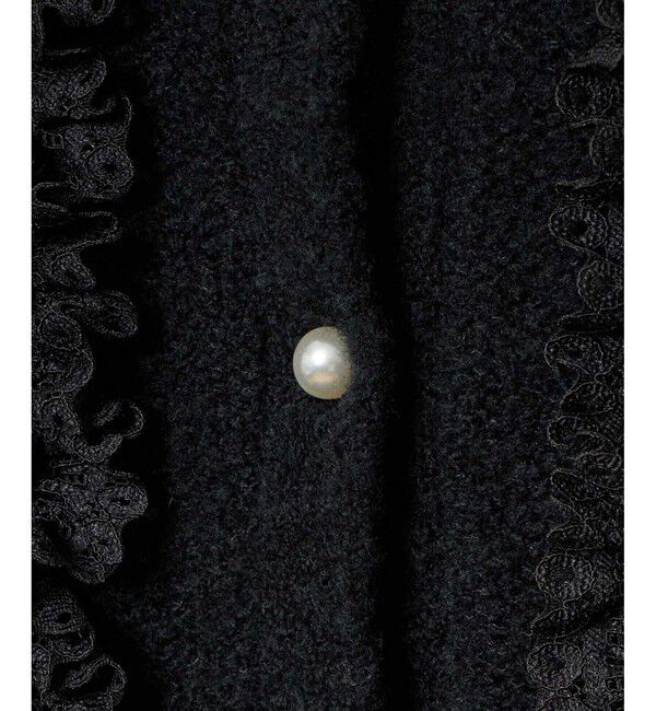 LOULOU WILLOUGHBY「【LOULOU WILLOUGHBY】レーストリミングカーディガン」|カーディガン|