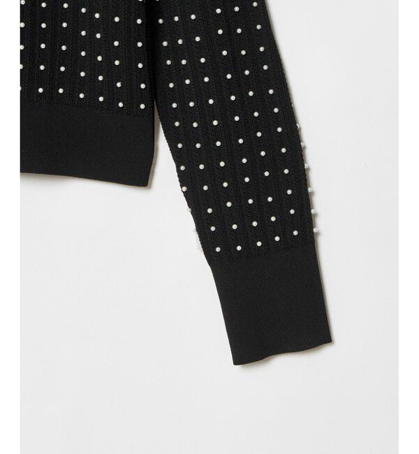 LOULOU WILLOUGHBY「【LOULOU WILLOUGHBY】パールスタッズプルオーバー」|ニット・セーター|