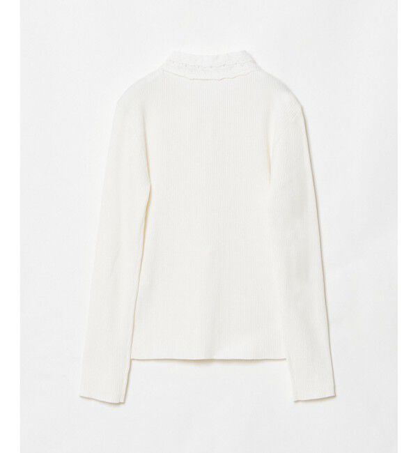 LOULOU WILLOUGHBY「【LOULOU WILLOUGHBY】シシュウボウタイリブプルオーバー」|ニット・セーター|