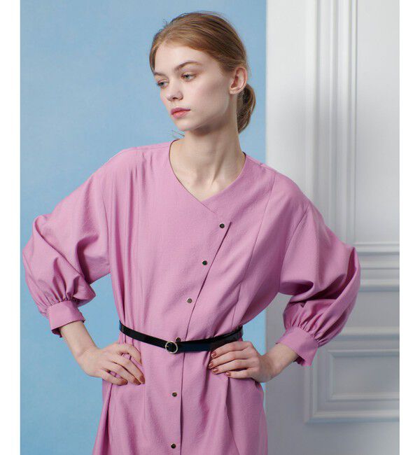 LOULOU WILLOUGHBY「【LOULOU WILLOUGHBY】ヴィンテージオーガンパフワンピース」|ワンピース|