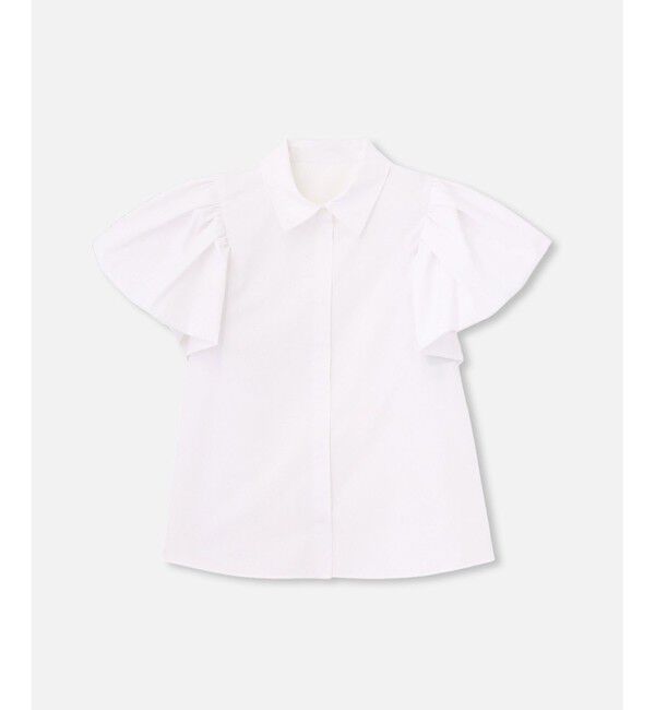 LOULOU WILLOUGHBY「【LOULOU WILLOUGHBY】バルーンスリーブシャツブラウス」|シャツ・ブラウス|