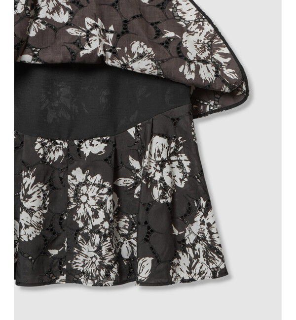 LOULOU WILLOUGHBY「【LOULOU WILLOUGHBY】モノトーンフラワー刺繍ブラウス」|シャツ・ブラウス|