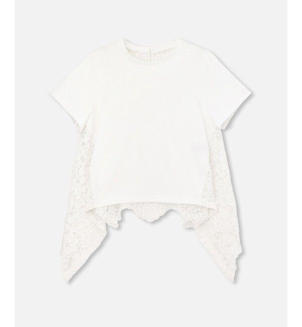 LOULOU WILLOUGHBY「◇ 【LOULOU WILLOUGHBY】レースドッキングプルオーバー」|Tシャツ・カットソー|