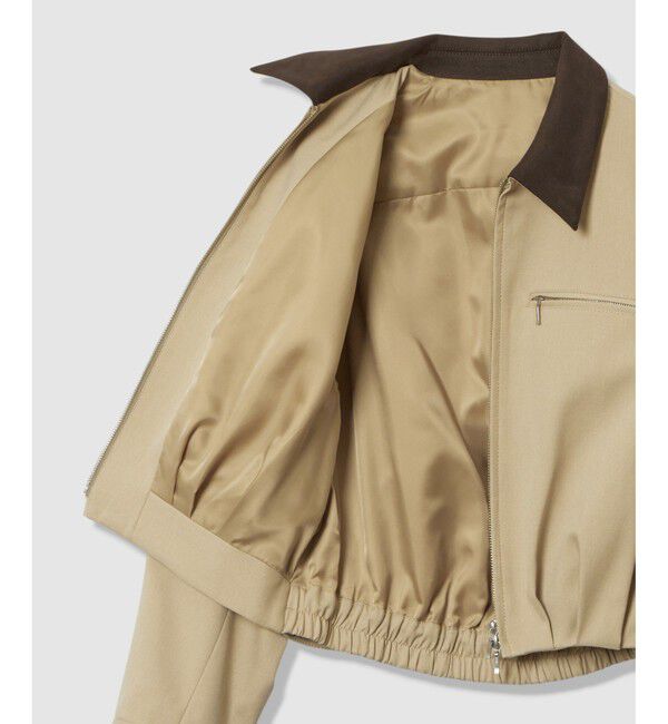 allureville「ステンカラーブルゾン」|ブルゾン・スタジャン|