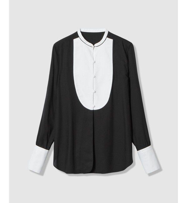 allureville「ボイルブザムシャツ」|シャツ・ブラウス|ブラック