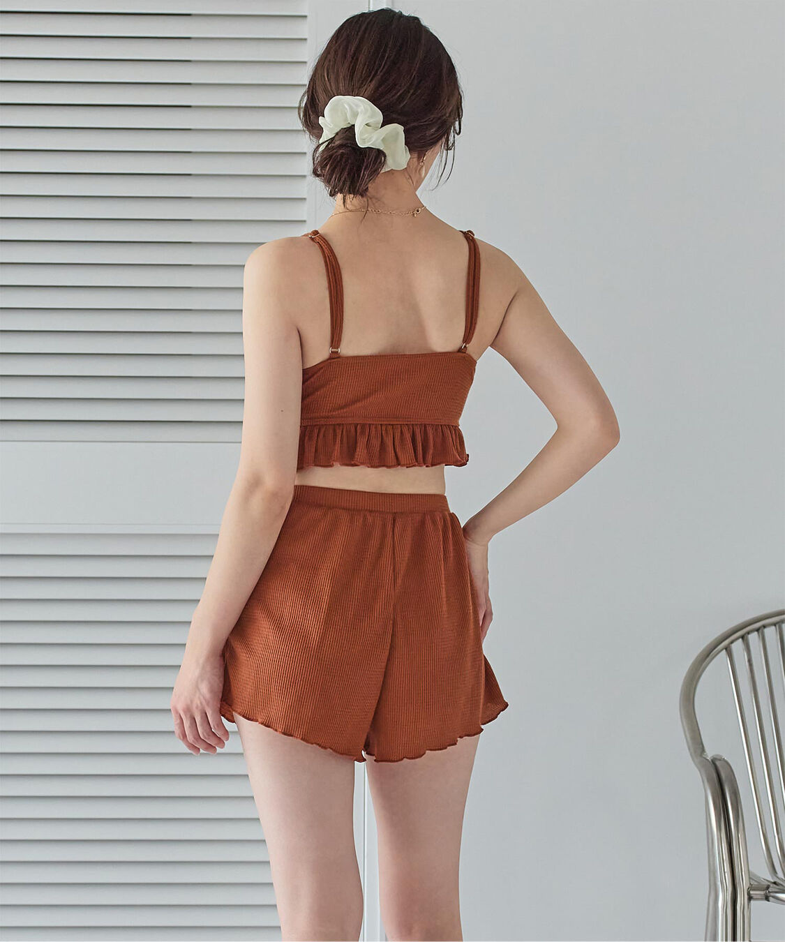 SEA DRESS「ワッフル素材レースアップビキニ」|ビキニ|