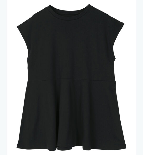 ur's「汗染み防止ペプラムフレンチスリーブTシャツ」|Tシャツ・カットソー|