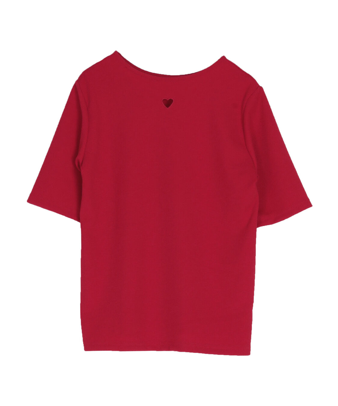 titivate「ハートカット刺繍前後2wayハーフスリーブTシャツ」|Tシャツ・カットソー|