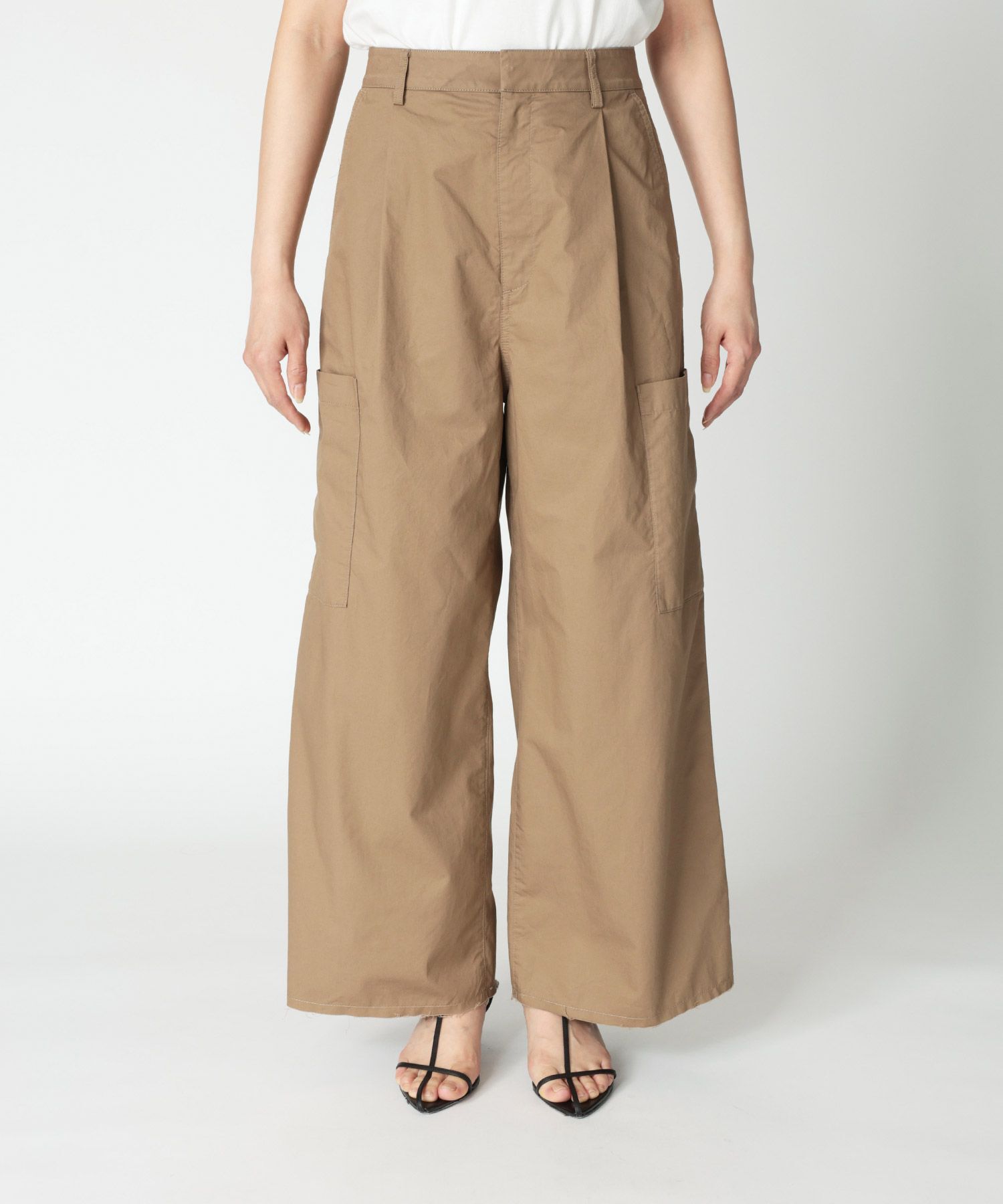 BABYLONE「ツイルサテンカーゴパンツ」|カーゴ|