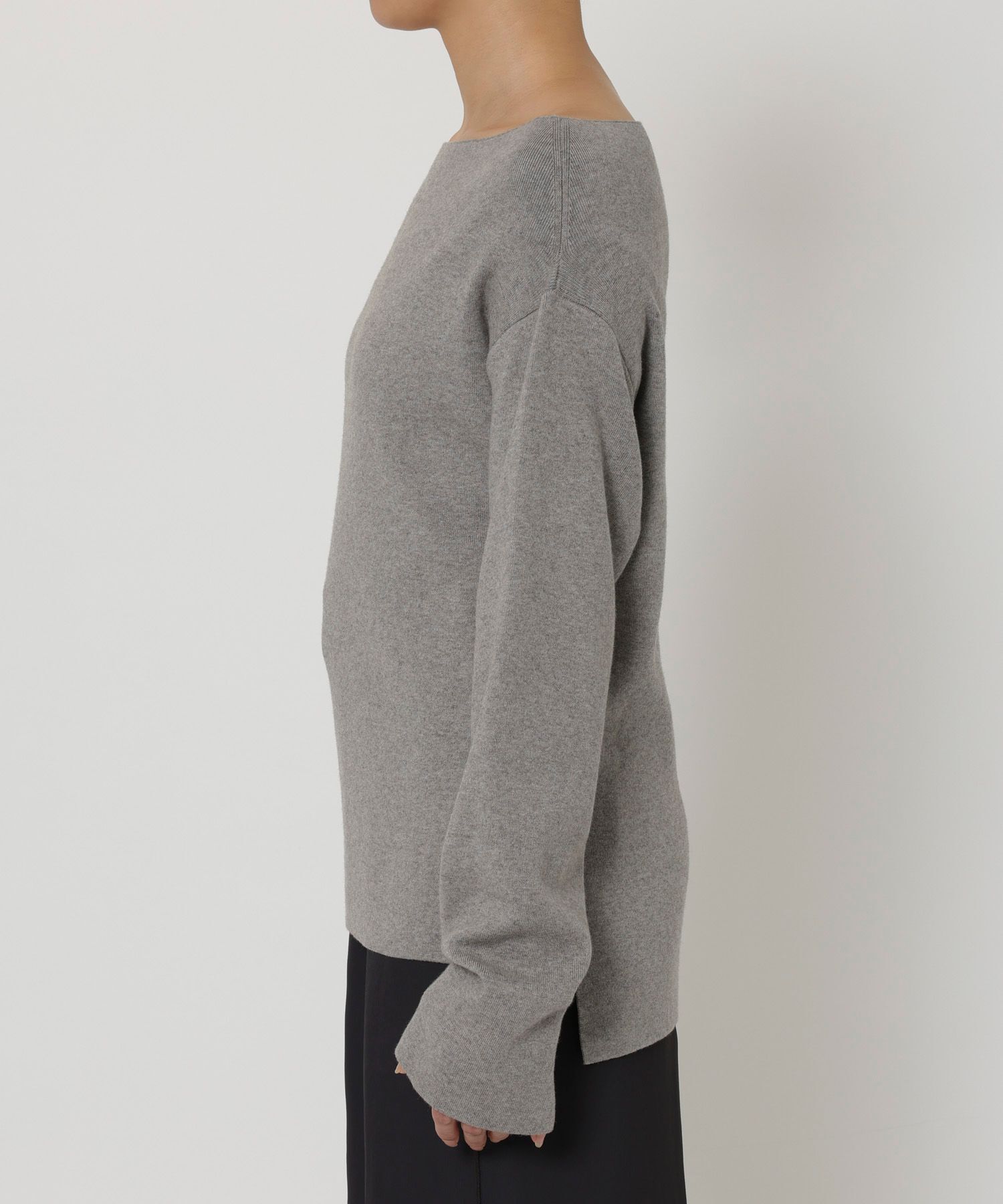 BABYLONE「オフショルハイゲージプルオーバー」|ニット・セーター|