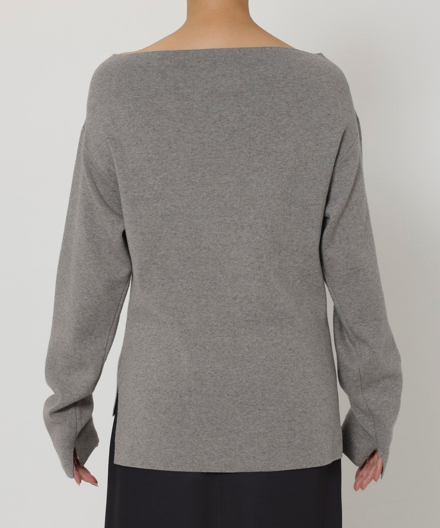 BABYLONE「オフショルハイゲージプルオーバー」|ニット・セーター|