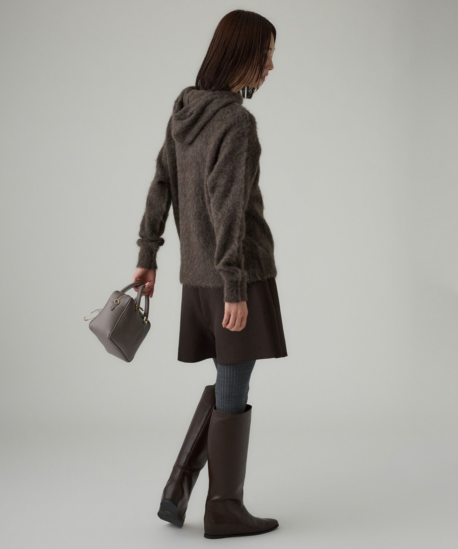 BABYLONE「ラマニットパーカー」|ニット・セーター|