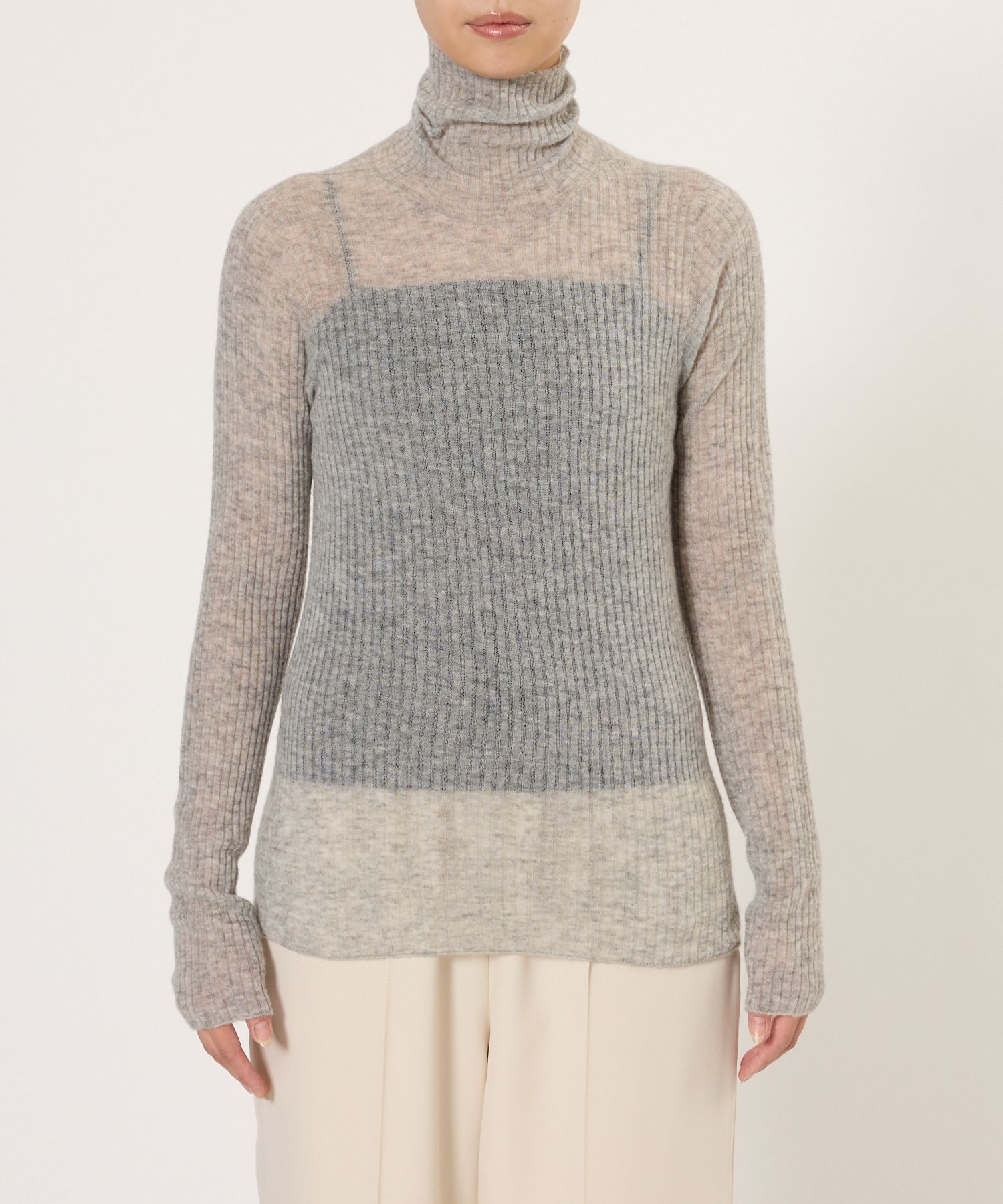 BABYLONE「ウールカシミヤハイネックニット」|ニット・セーター|