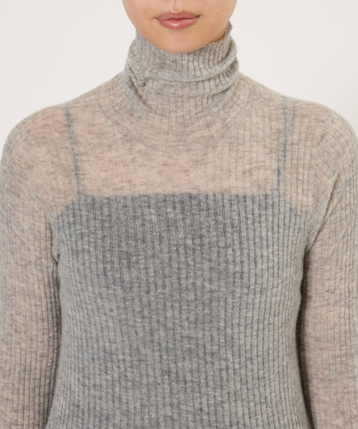 BABYLONE「ウールカシミヤハイネックニット」|ニット・セーター|