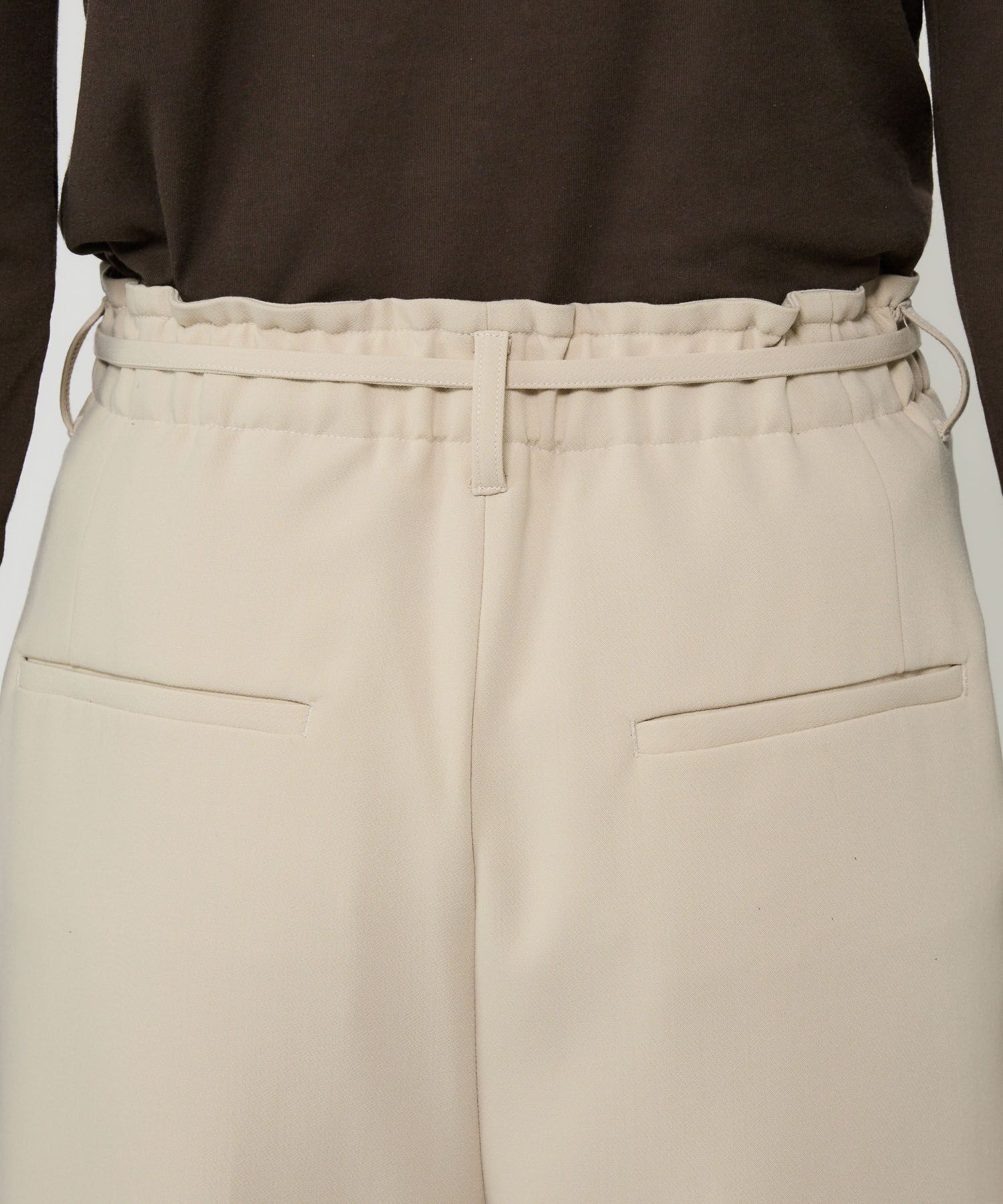 BABYLONE「【多機能素材】ベルト付きタックイージーパンツ」|その他|