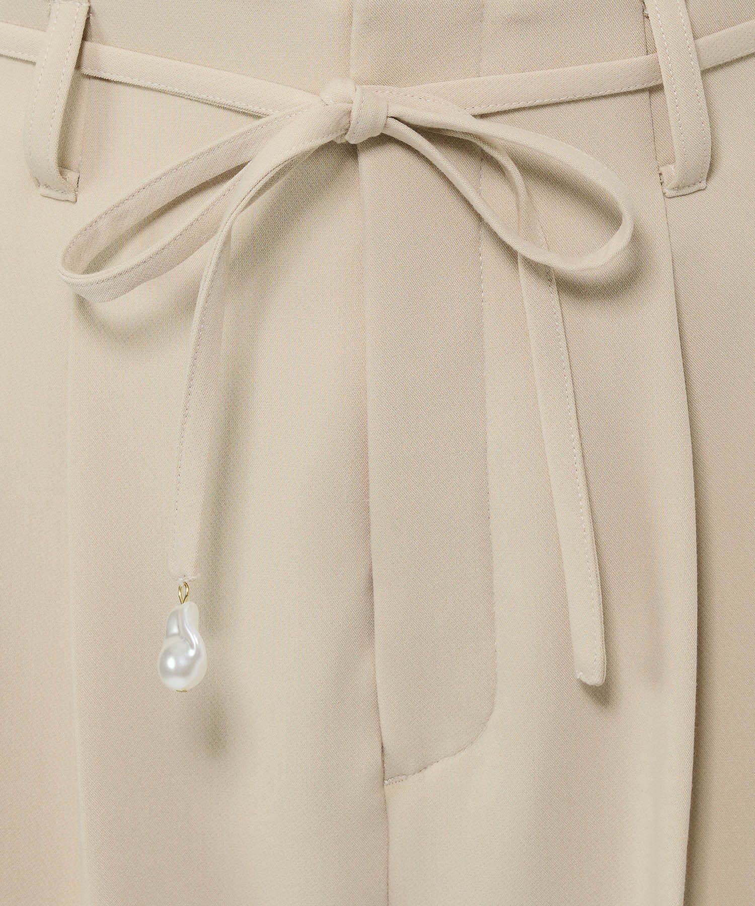 BABYLONE「【多機能素材】ベルト付きタックイージーパンツ」|その他|