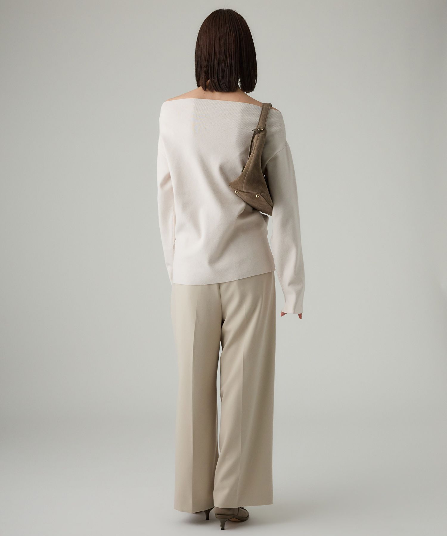 BABYLONE「【多機能素材】ベルト付きタックイージーパンツ」|その他|