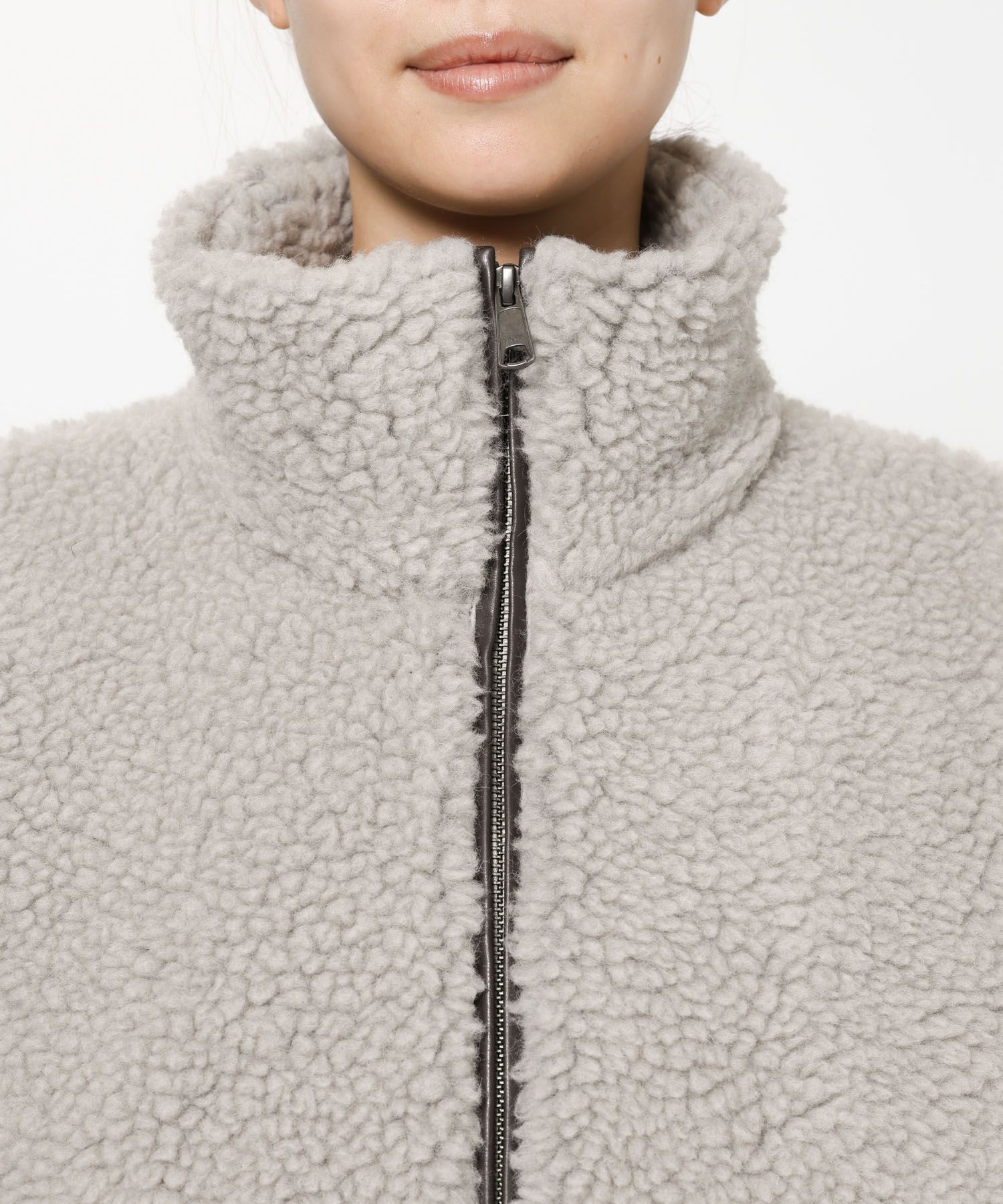 BABYLONE「ウールボアブルゾン」|ブルゾン・スタジャン|