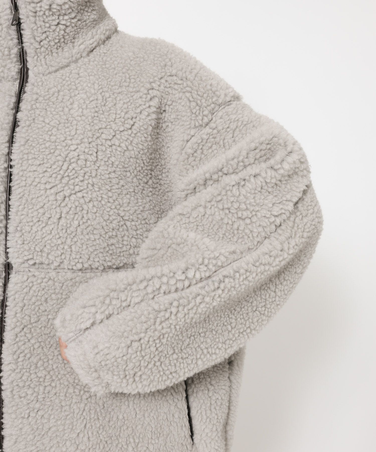 BABYLONE「ウールボアブルゾン」|ブルゾン・スタジャン|