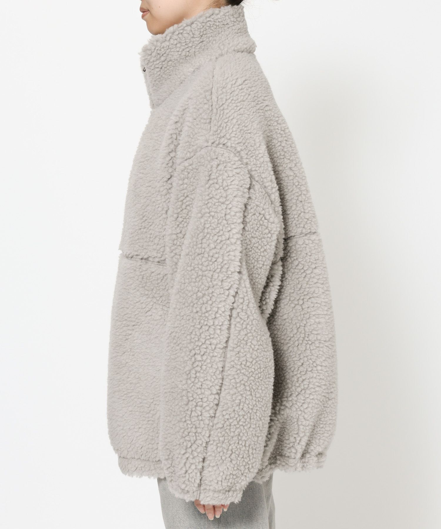 BABYLONE「ウールボアブルゾン」|ブルゾン・スタジャン|