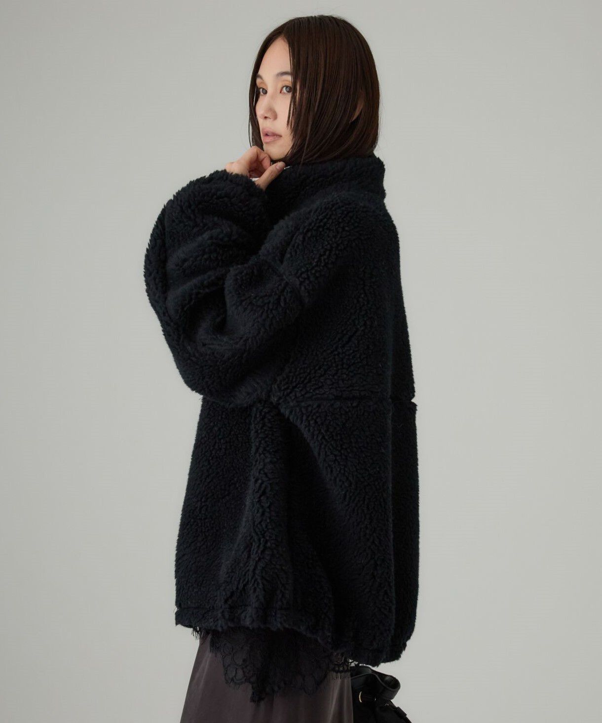 BABYLONE「ウールボアブルゾン」|ブルゾン・スタジャン|