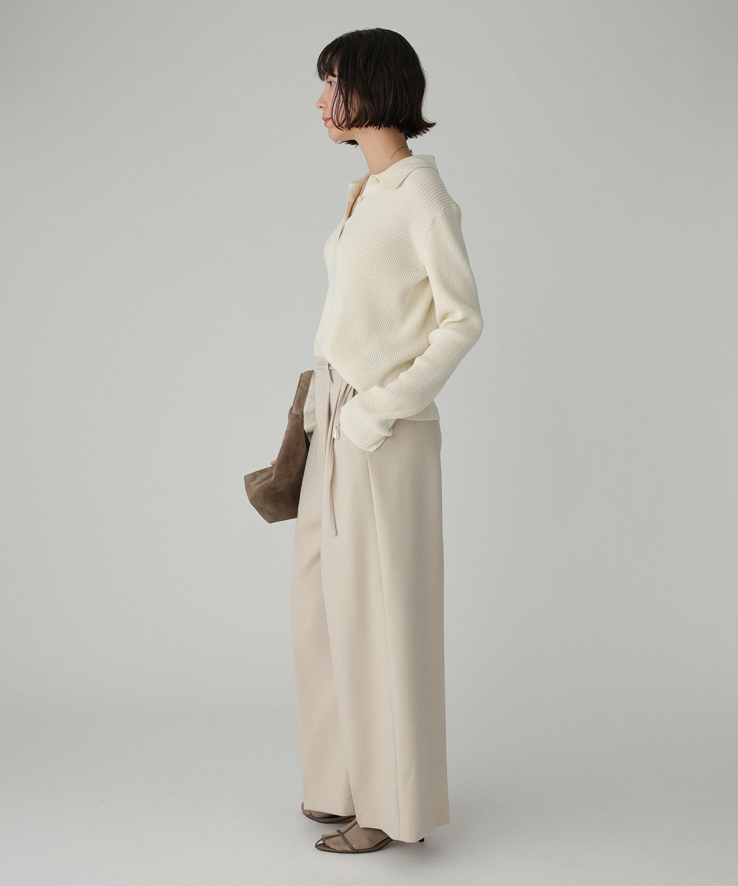 BABYLONE「ベロアポロニット」|ニット・セーター|