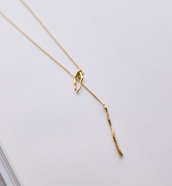  「ロングニュアンスネックレス」|ネックレス|