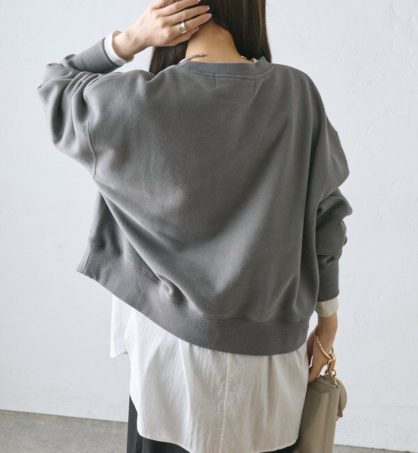  「裏起毛シンプルスウェットプルオーバー」|スウェット・ジャージ|