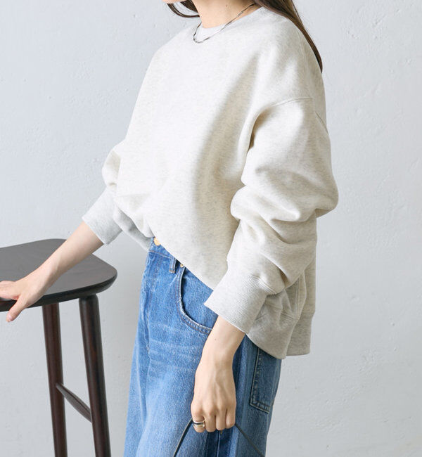  「裏起毛シンプルスウェットプルオーバー」|スウェット・ジャージ|