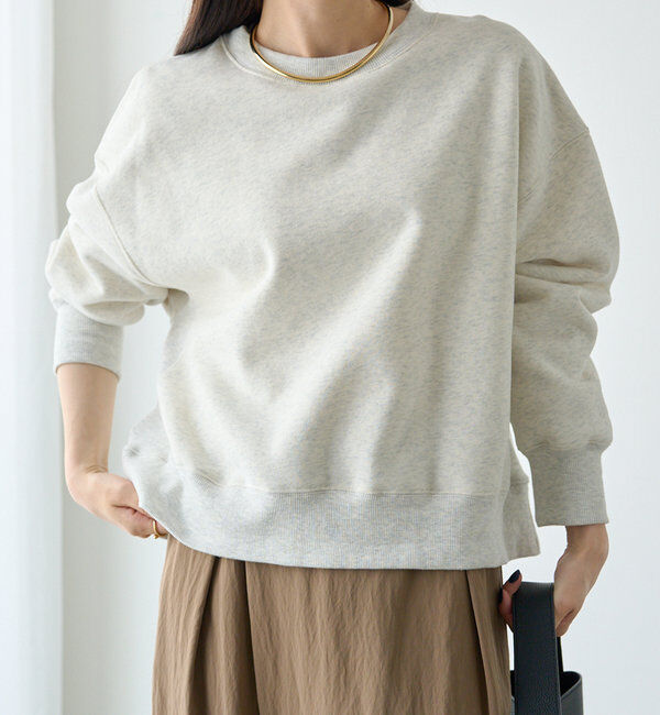  「裏起毛シンプルスウェットプルオーバー」|スウェット・ジャージ|