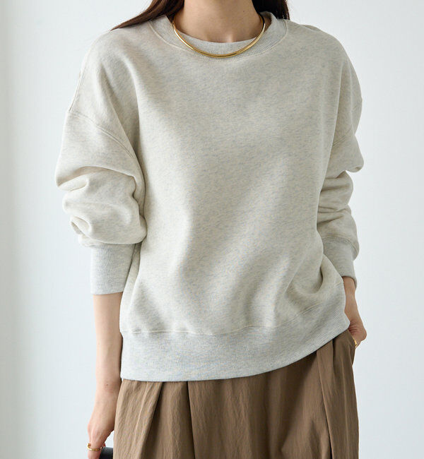  「裏起毛シンプルスウェットプルオーバー」|スウェット・ジャージ|