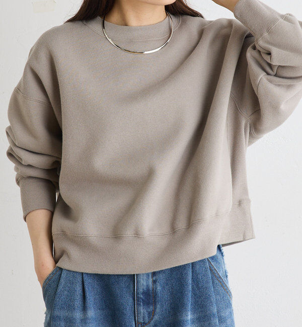  「裏起毛シンプルスウェットプルオーバー」|スウェット・ジャージ|