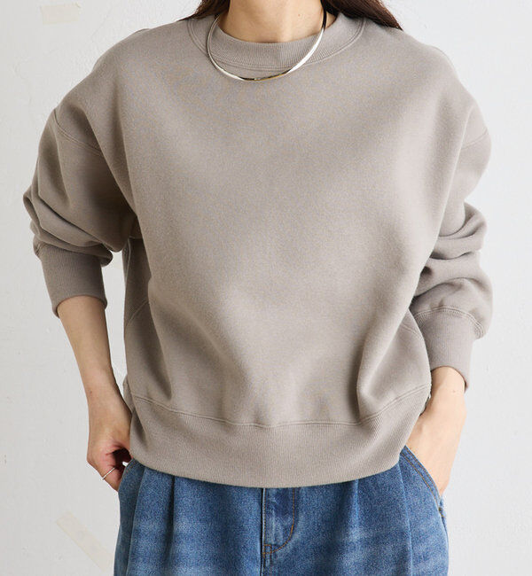  「裏起毛シンプルスウェットプルオーバー」|スウェット・ジャージ|