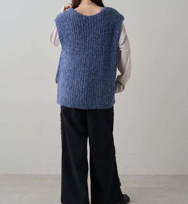  「【Du noir】サイドフリンジパンツ」|その他|